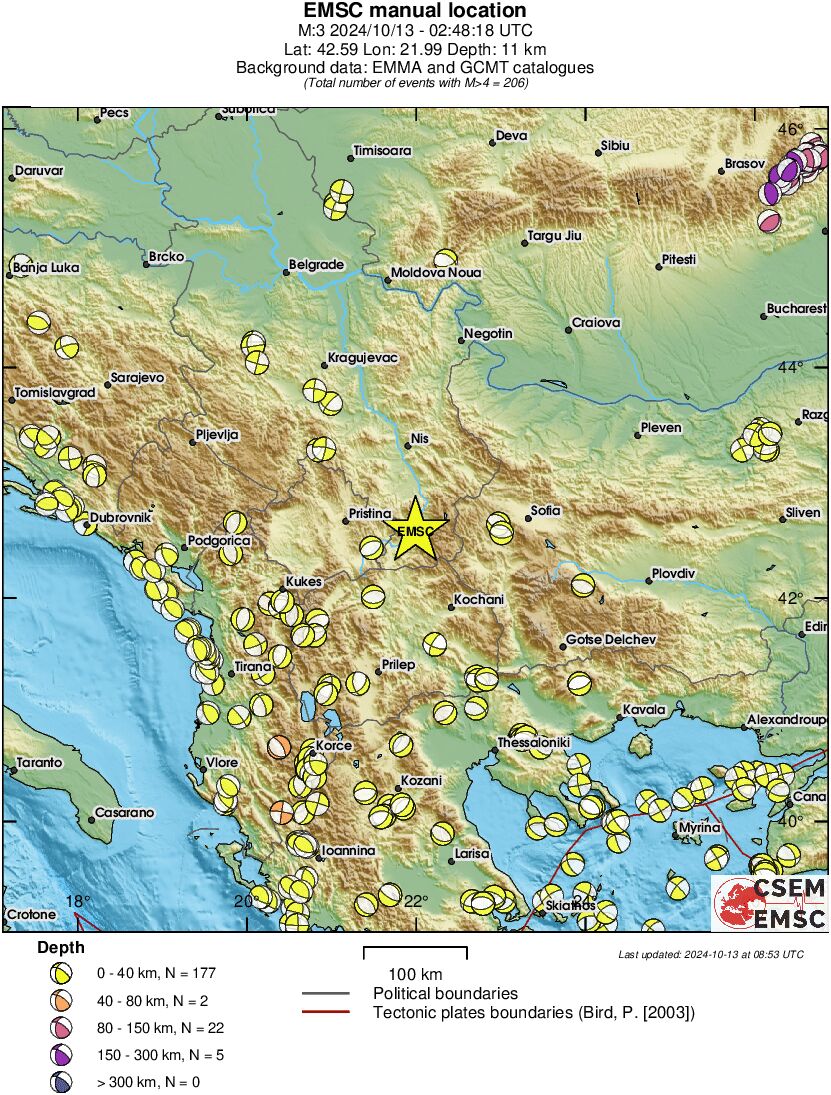 Regional moment Tensor