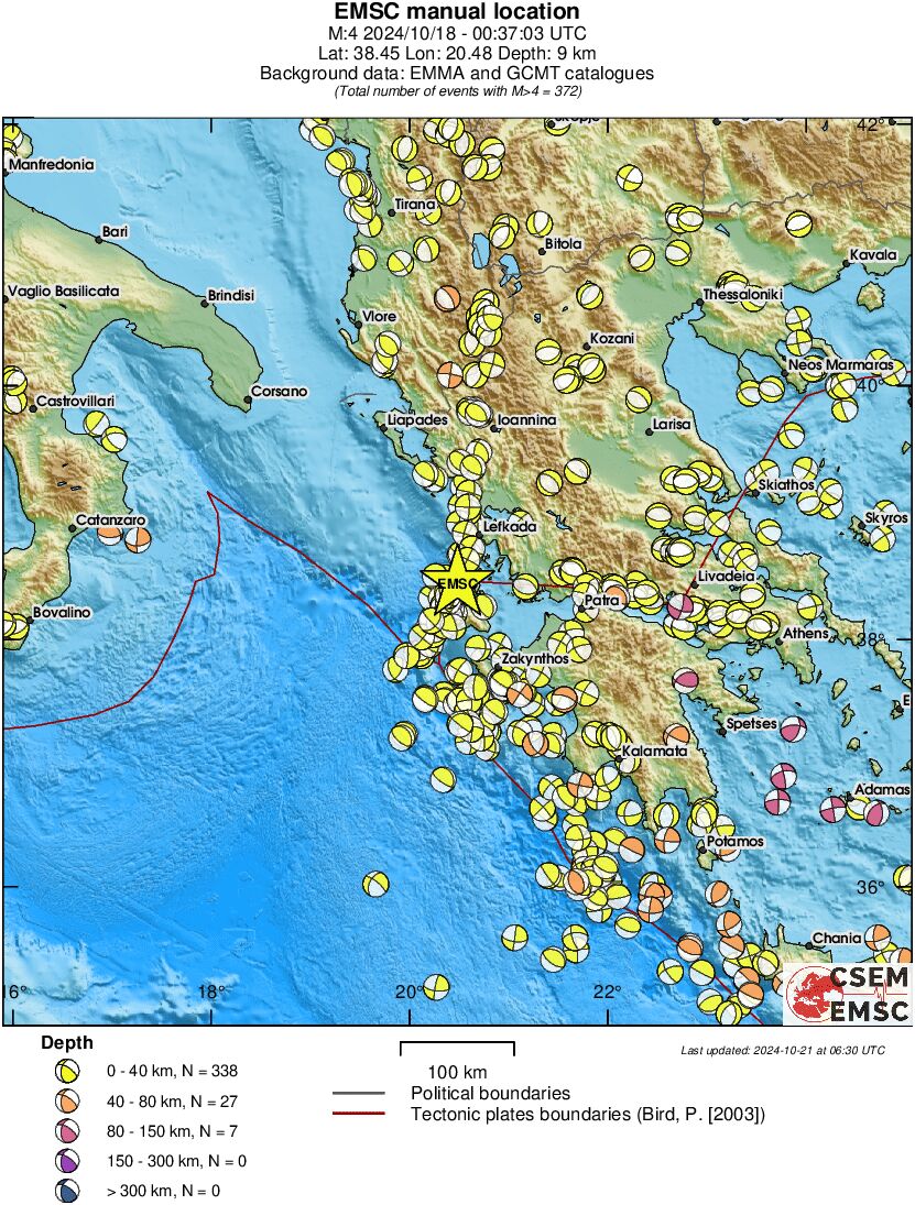 Regional moment Tensor