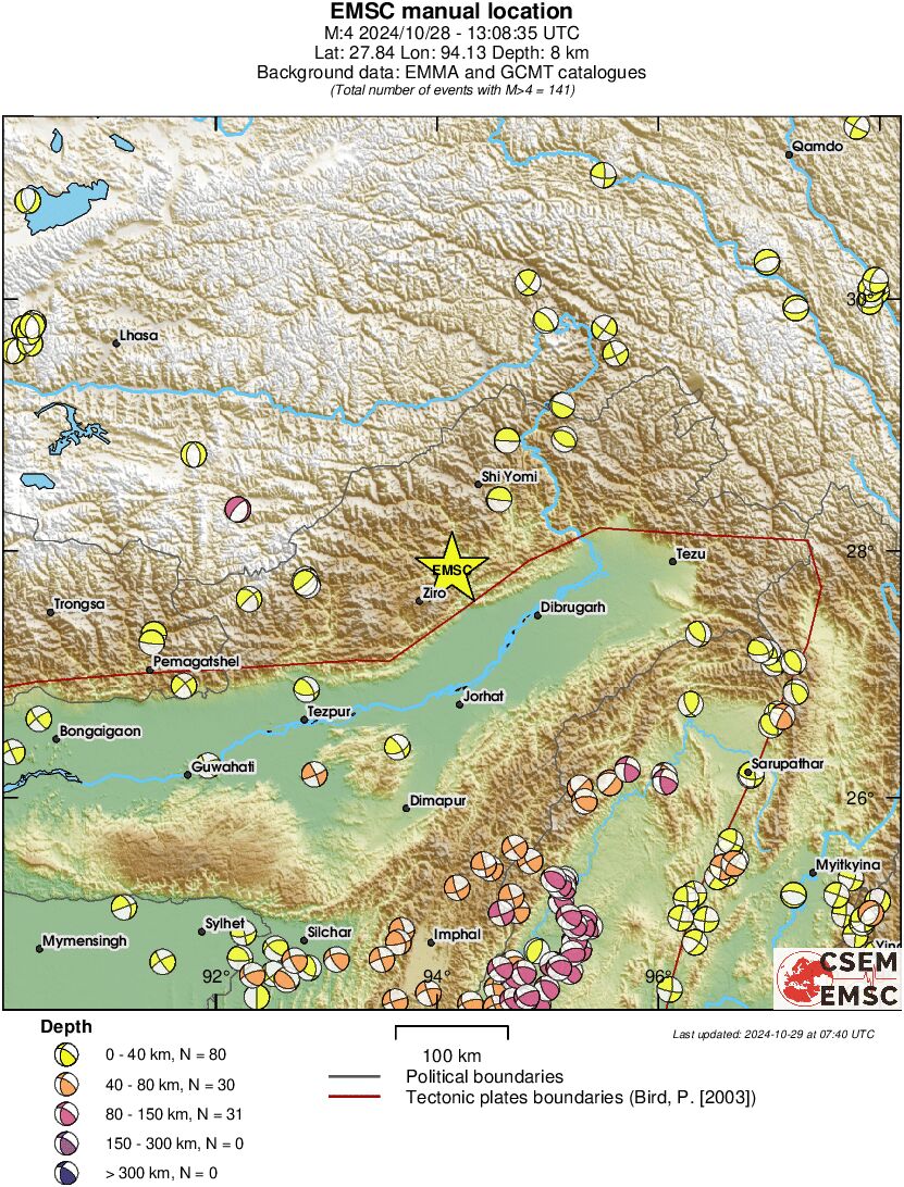 Regional moment Tensor