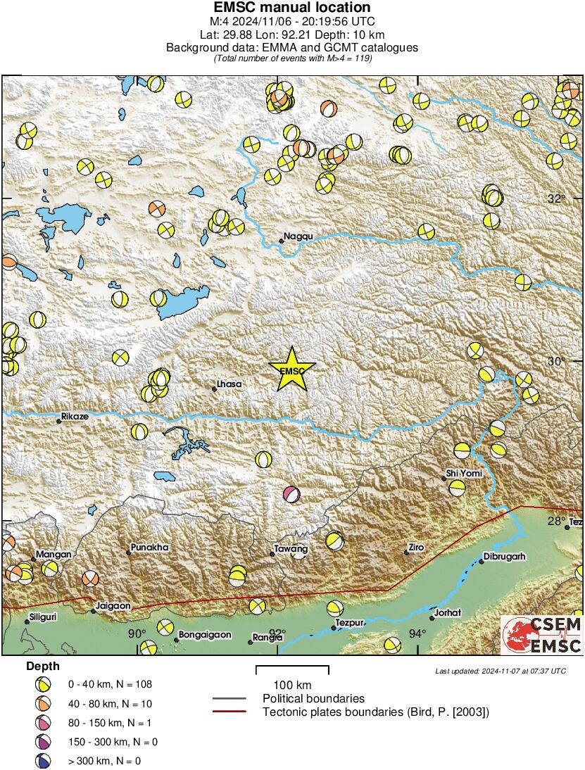 Regional moment Tensor