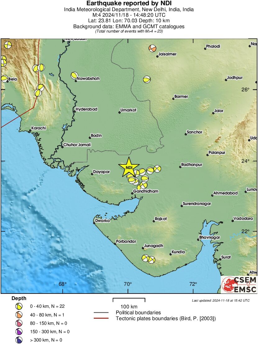 Regional moment Tensor