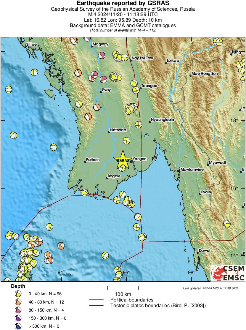 Regional moment Tensor