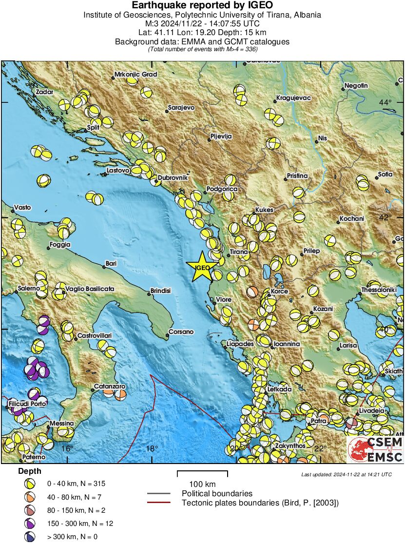 Regional moment Tensor