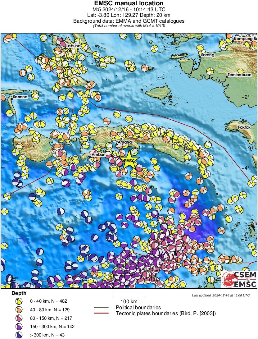 Regional moment Tensor
