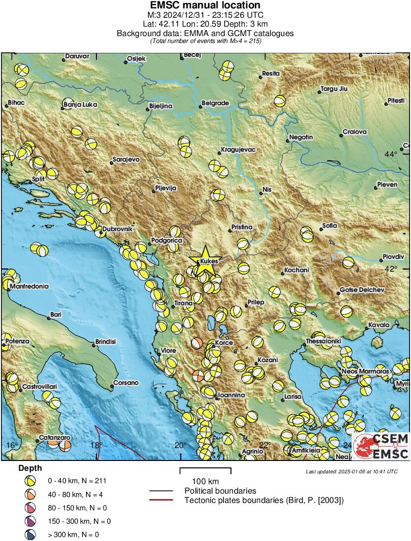 Regional moment Tensor