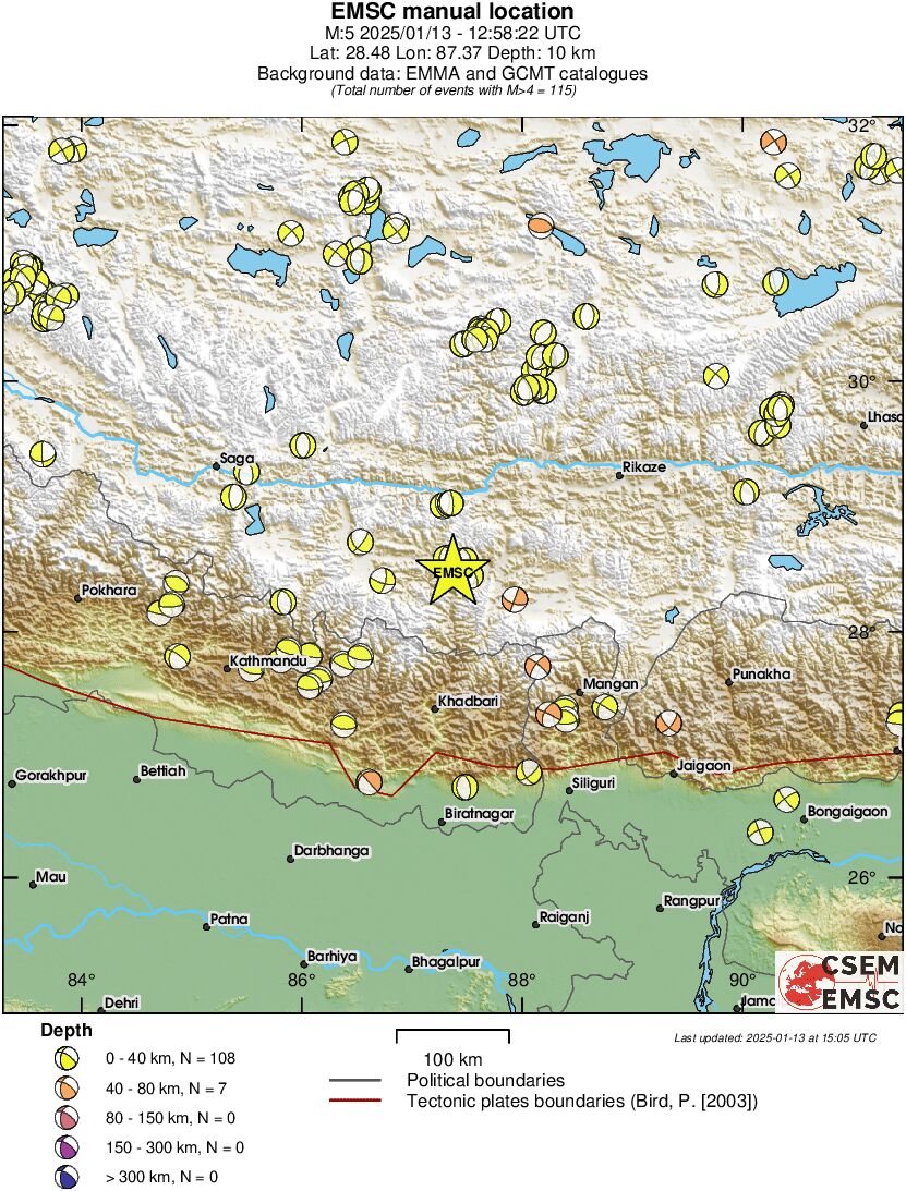 Regional moment Tensor