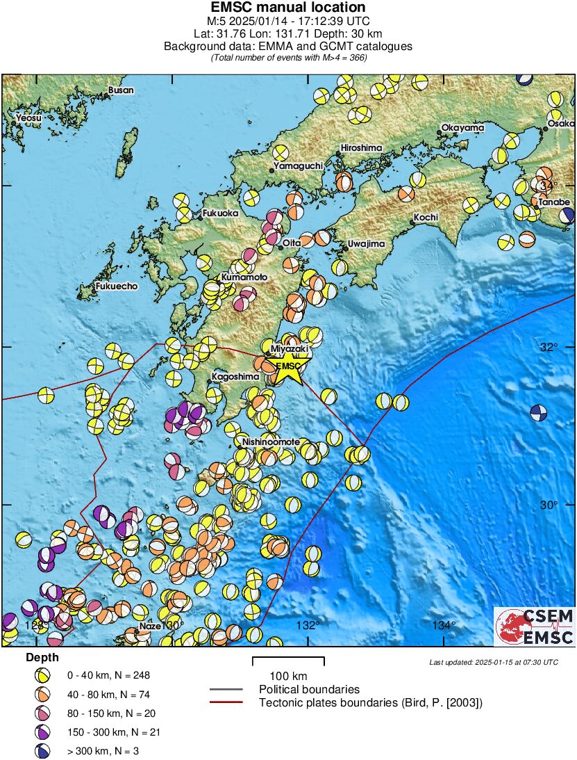 Regional moment Tensor