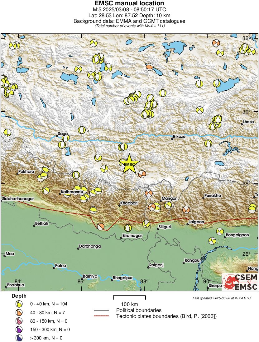 Regional moment Tensor