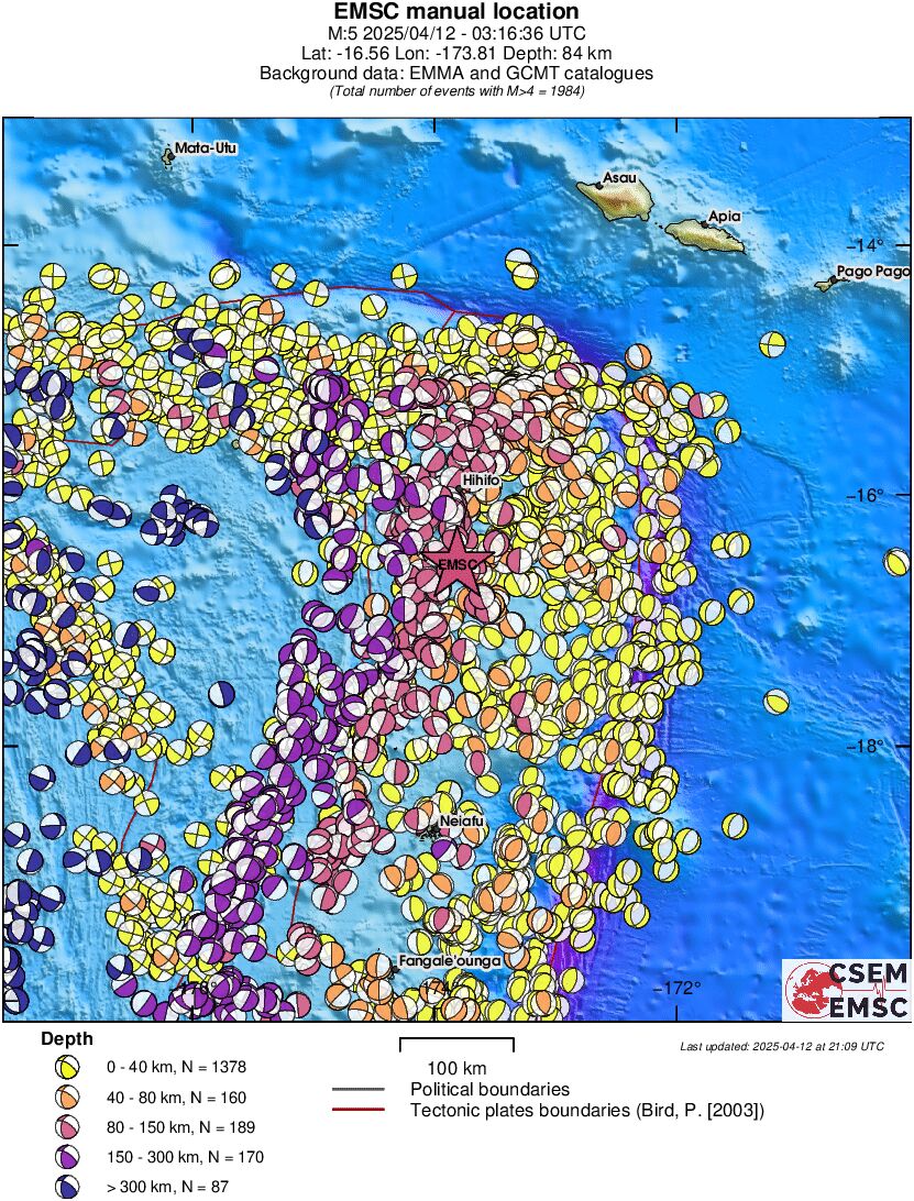 Regional moment Tensor