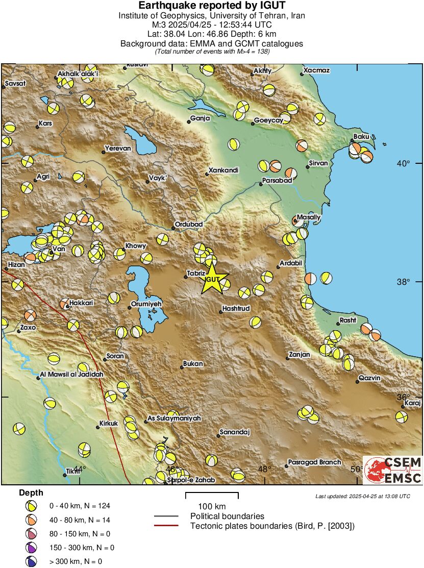 Regional moment Tensor
