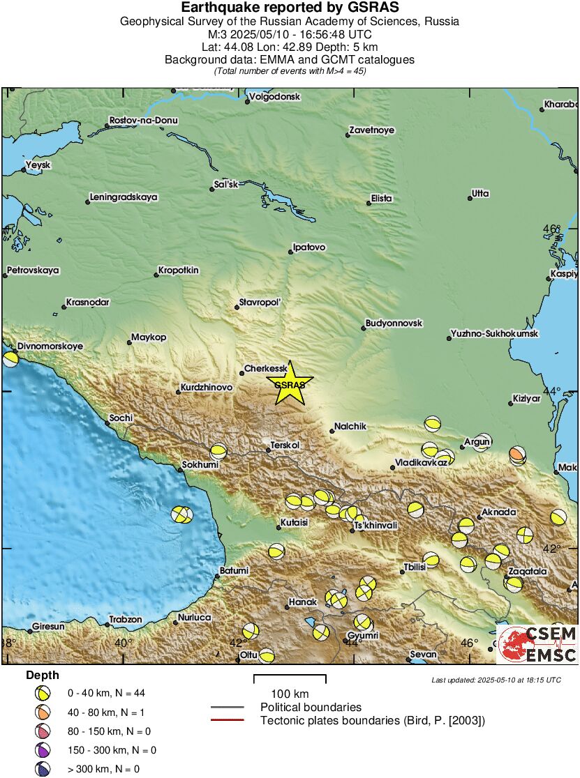 Regional moment Tensor