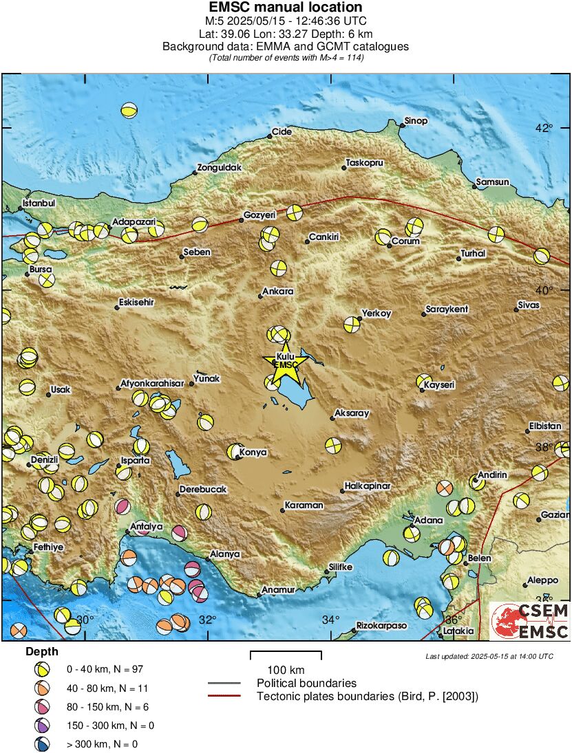 Regional moment Tensor