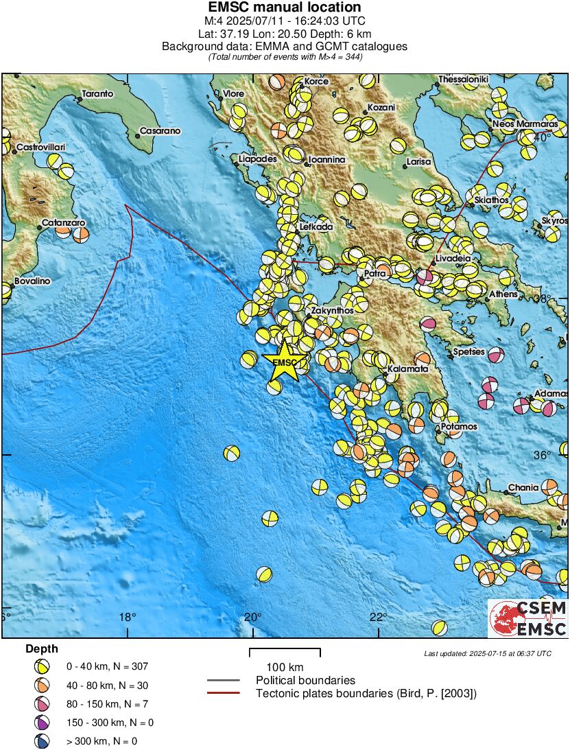 Regional moment Tensor