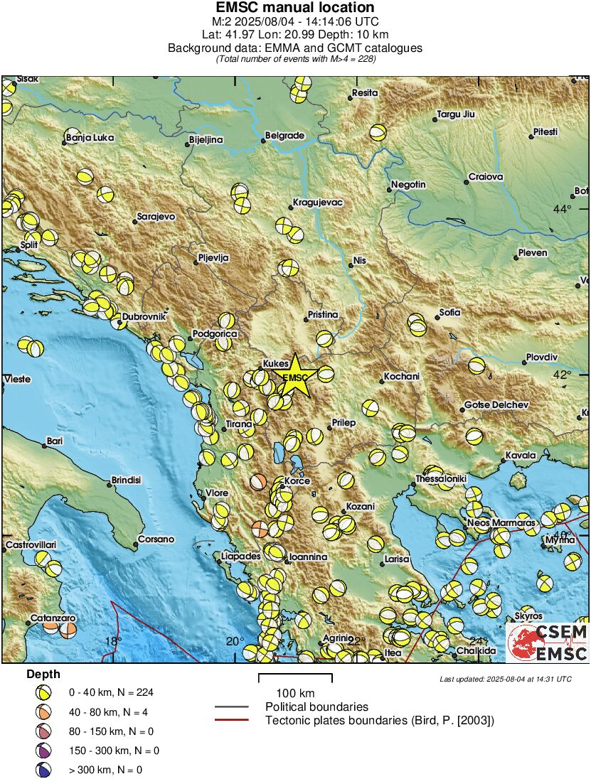Regional moment Tensor