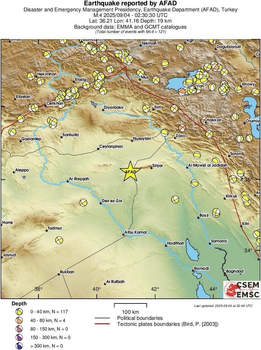 Regional moment Tensor