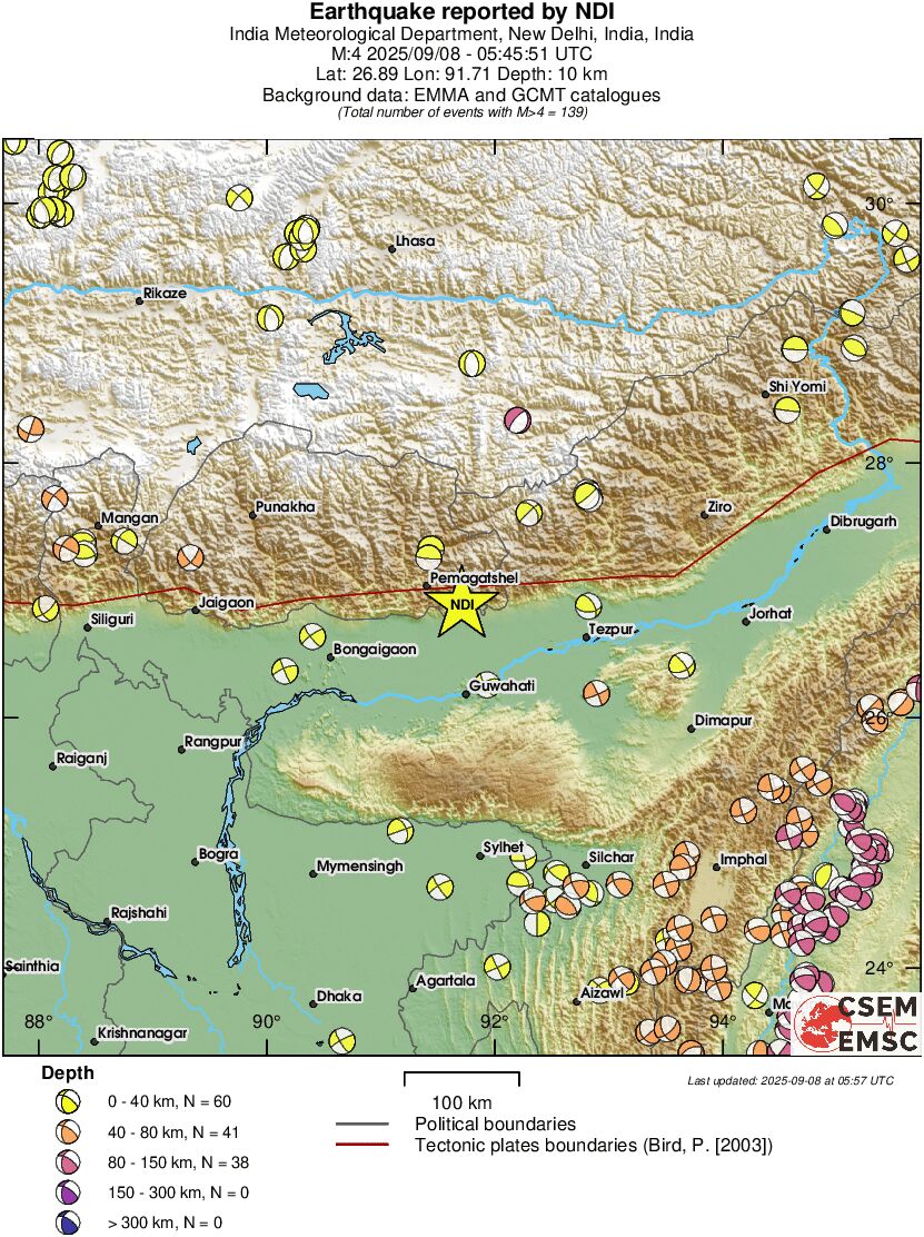 Regional moment Tensor