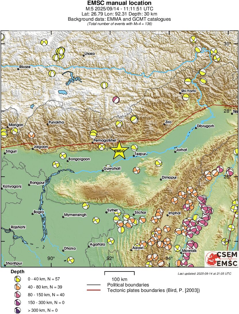 Regional moment Tensor