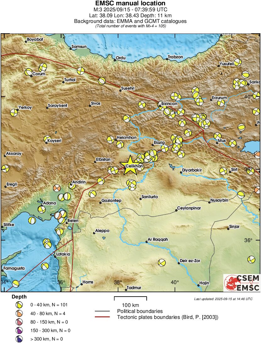 Regional moment Tensor