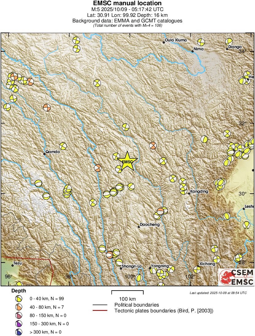 Regional moment Tensor