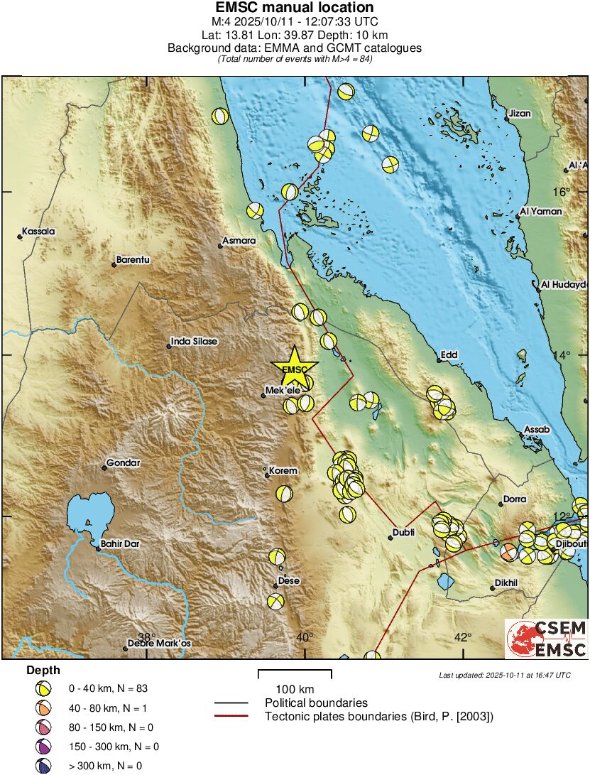 Regional moment Tensor