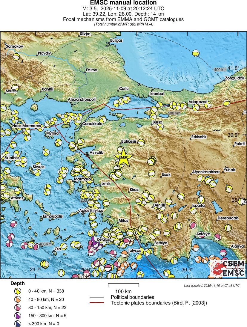 Regional moment Tensor