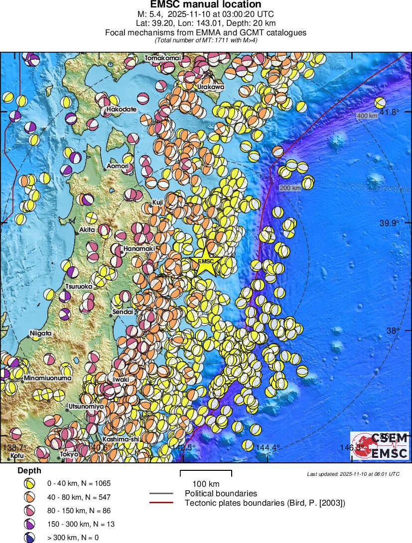 Regional moment Tensor