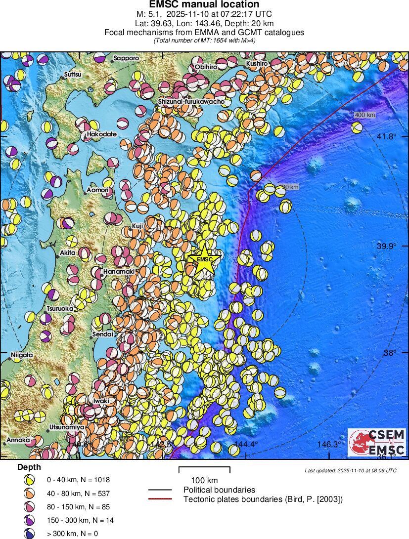 Regional moment Tensor