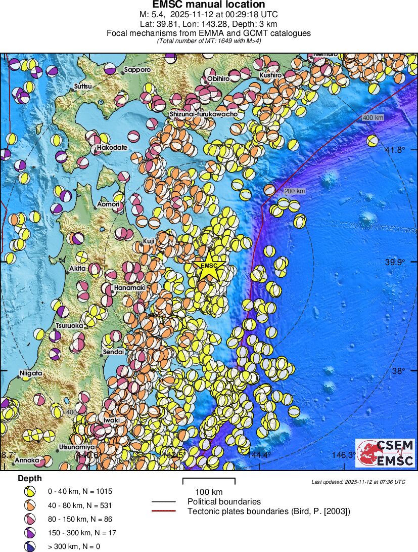 Regional moment Tensor