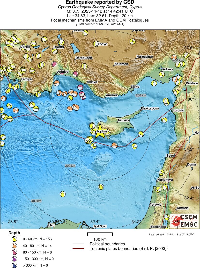 Regional moment Tensor
