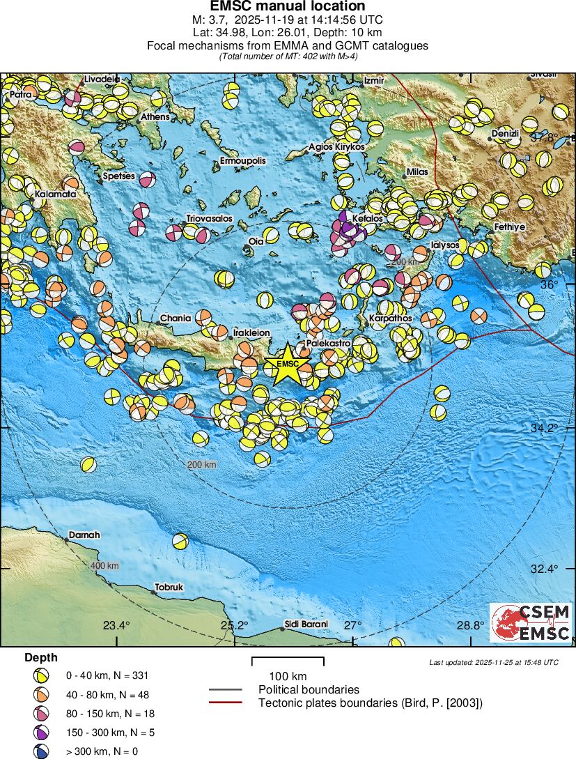 Regional moment Tensor