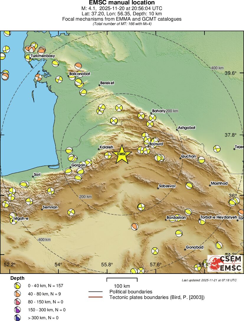 Regional moment Tensor