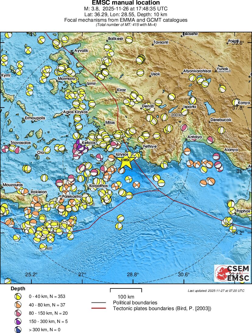 Regional moment Tensor