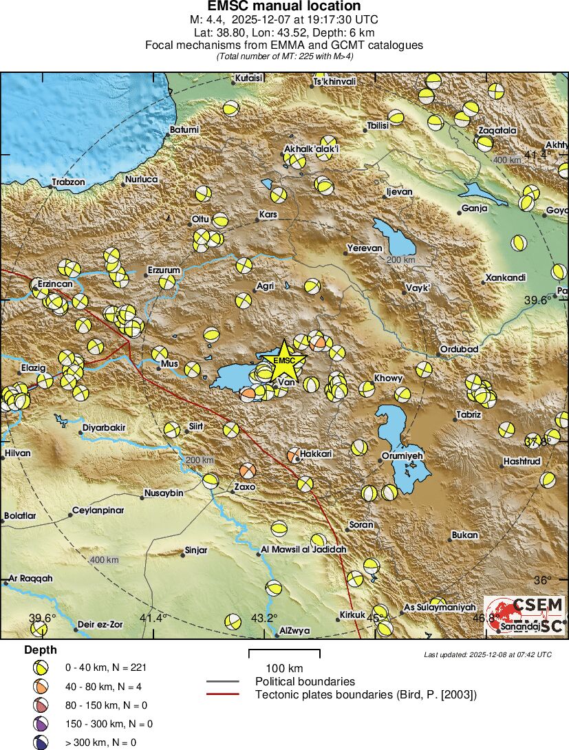 Regional moment Tensor