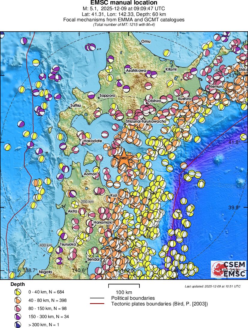 Regional moment Tensor