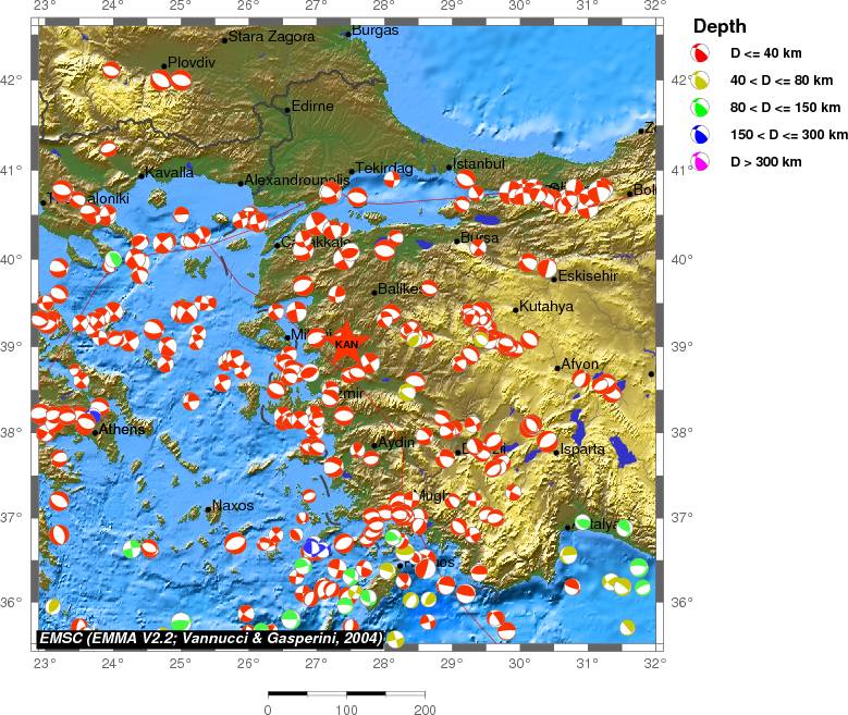 Regional moment Tensor