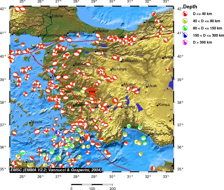 Regional moment Tensor