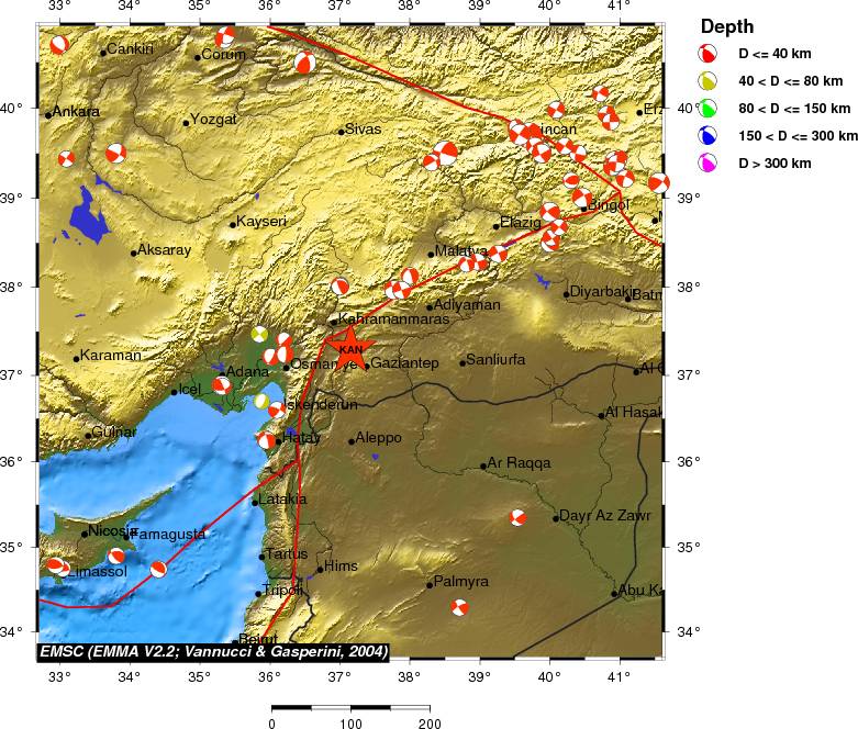 Regional moment Tensor