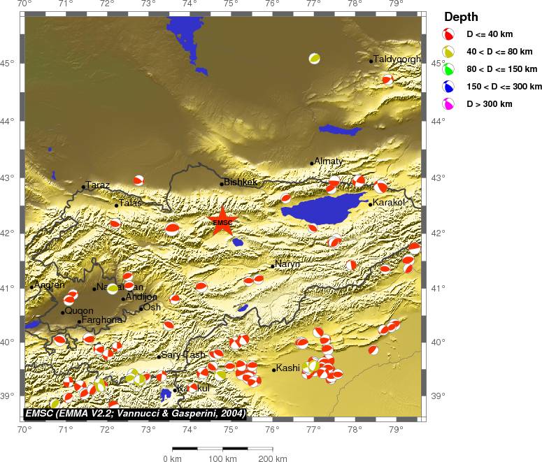 Regional moment Tensor
