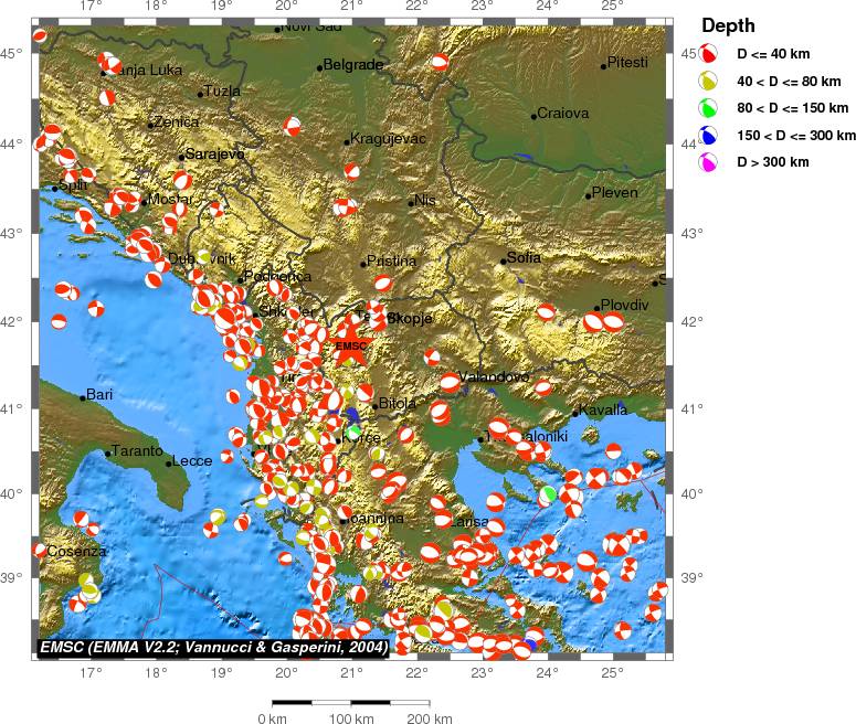 Regional moment Tensor