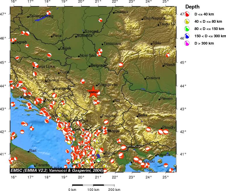 Regional moment Tensor