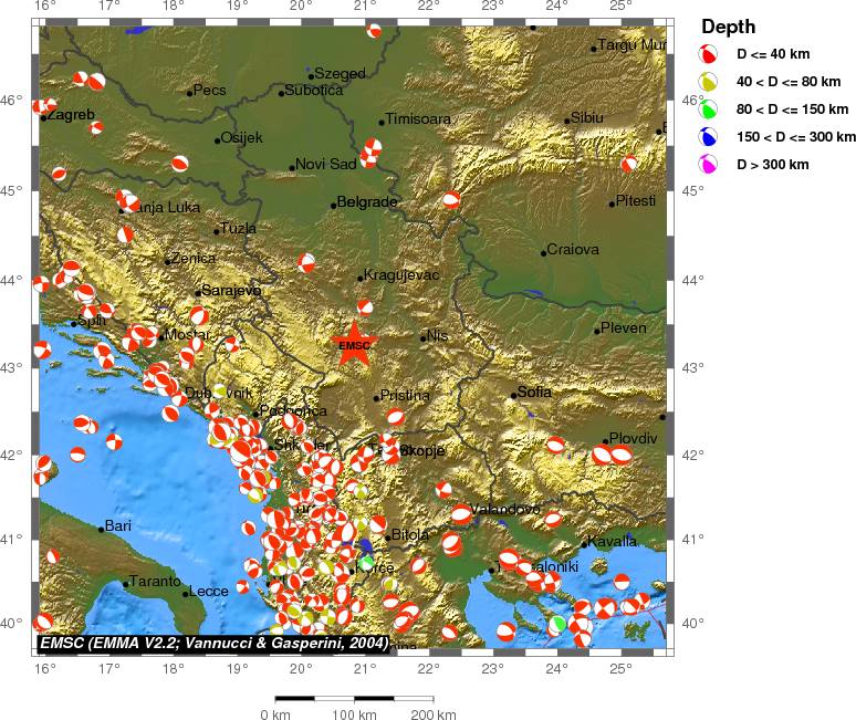 Regional moment Tensor