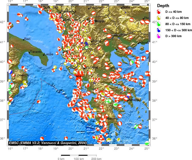 Regional moment Tensor