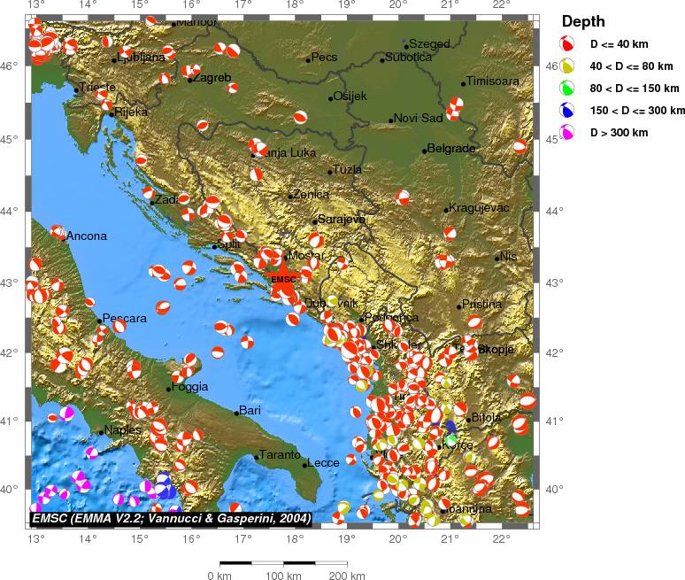 Regional moment Tensor