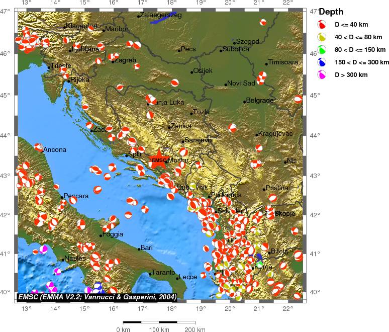 Regional moment Tensor