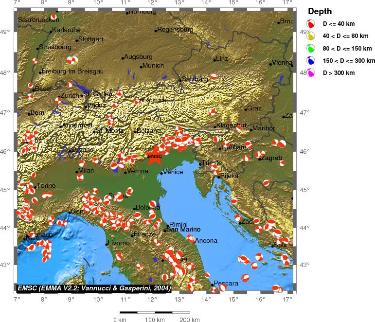 Regional moment Tensor