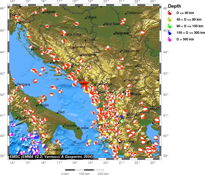 Regional moment Tensor