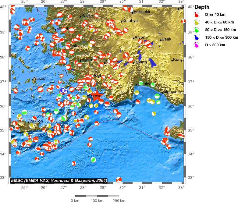 Regional moment Tensor
