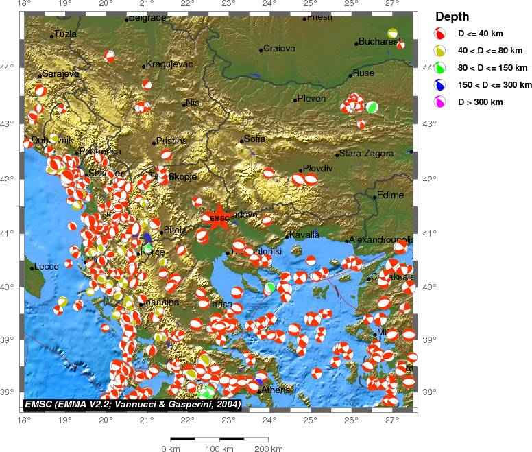 Regional moment Tensor