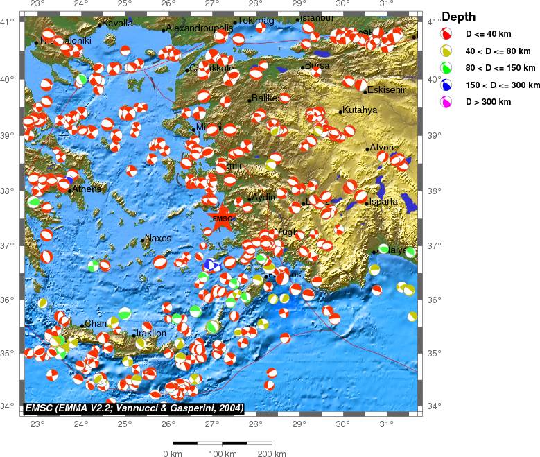 Regional moment Tensor