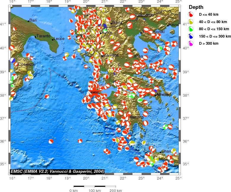 Regional moment Tensor